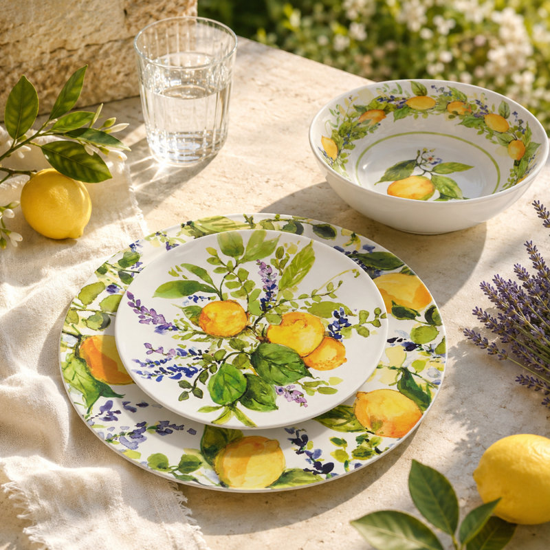 Certified International Lemon Zest 12 Pc Dinnerware Set & Reviews